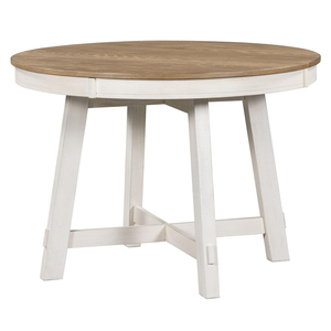 Mesa de comedor extensible redonda, muebles de cocina modernos de extensión contemporánea - Product Image 4