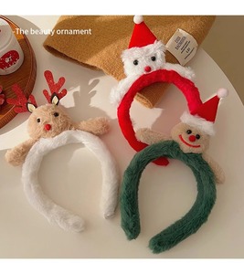 مضحك عيد الميلاد عقال الفتيات حفلة عيد ميلاد عصابة رأس الإبداعية للأطفال سانتا كلوز الشعر ربطة شعر - Product Image 2