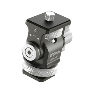 Giá đỡ màn hình máy quay bằng hợp kim nhôm Medarig, kẹp giày lạnh, vít 1/4, xoay 360 độ, nghiêng 180 độ, dành cho màn hình trường 5-7 inch, Atomos Ninja V - Product Image 2