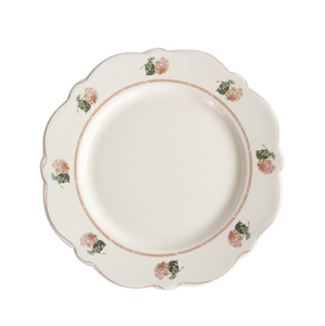 Veweet — assiette <span class=keywords><strong>de</strong></span> <span class=keywords><strong>service</strong></span> d'impression floral, assiette pour banquet en céramique, assiette à dîner <span class=keywords><strong>de</strong></span> luxe en porcelaine pour restaurant - Product Image 4