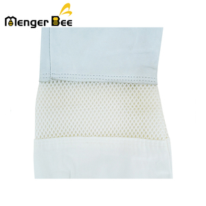 Guantes de Apicultura Cortos Menger Bee BG-5, Nuevos de Fábrica, Venta al Por Mayor, Puños Ventilados de Algodón, Transpirabilidad Extra, Piel de Cabra Blanca, 1 Año de Garantía - Product Image 5