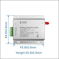 G-NiceRF SV6300-433Mhz/470MHz Kits de módulos RF TTL/RS232/RS485 3W Transmisor 5km de largo alcance