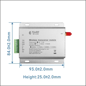 G-nicerf sv6300-433MHz/470MHz RF mô-đun bộ dụng cụ TTL/RS232/RS485 3 Wát 5km tầm xa Transmitter - Product Image 2
