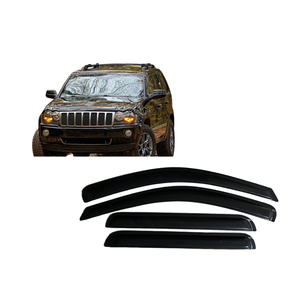 Pour <span class=keywords><strong>JEEP</strong></span> GRAND CHEROKEE 2005-2010 Weathershield Sun Rain Deflector Guard Car Side Window Deflector Out-Channel - Product Image 1
