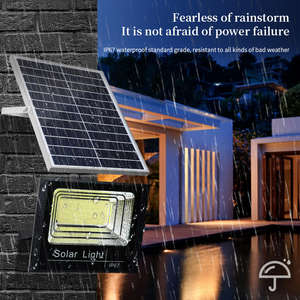 Lámpara Solar LED de Exterior con Resistencia a los Rayos UV, Larga Duración, Espejo de Vidrio, IP65 Impermeable, Inalámbrica, para Jardín - Product Image 6