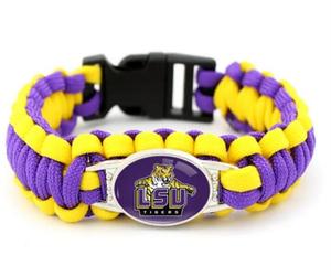 卸売<span class=keywords><strong>NFL</strong></span> USAフットボール32チームスポーツチャームカスタムロゴパラコードブレスレットパーソナライズされたプロモーションキーチェーンカラビナー - Product Image 3