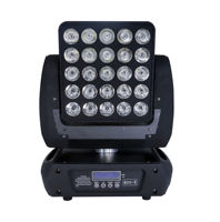 Haute luminosité 25pcs 10w RGB 5x5 LED DMX Matrix Light 5x5 Blinder Light