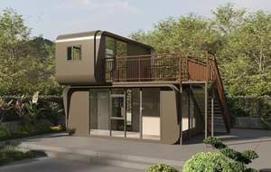 Apple Barn Casa alimentada por energía <span class=keywords><strong>solar</strong></span> con paneles solares Almacenamiento de batería Electrodomésticos de ahorro de energía para la vida agrícola ecológica - Product Image 4