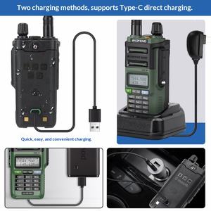 Talkie-Walkie <span class=keywords><strong>Baofeng</strong></span> <span class=keywords><strong>BF</strong></span> UV 9R <span class=keywords><strong>UV9R</strong></span> PRO IPX6 Étanche Émetteur-Récepteur Portable Bidirectionnel Double Bande UHF VHF HT Talkie-Walkie - Product Image 2
