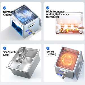 Granbo 1-30l kỹ thuật số thương mại siêu âm sạch mới & sử dụng thiết bị động cơ điện cho nhà sử dụng đồ trang sức ống kính PCB làm sạch - Product Image 4