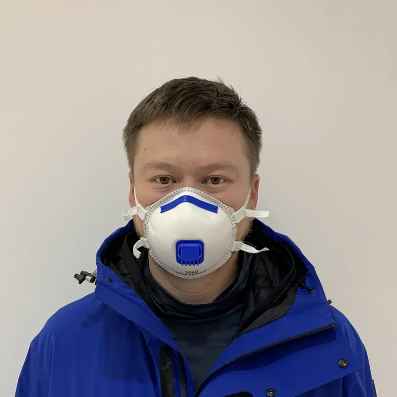Masker Moq rendah ffp3-mask industri EN149 ffp3 ce untuk debu mulut FFP3 masker dengan katup untuk pengamplasan