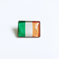 Épinglette en émail personnalisée avec drapeau national d'Islande, broche en métal pour souvenir touristique, club de plein air, rassemblement de fans de sport et cadeau caritatif