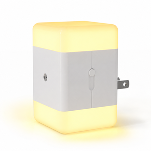 Hot Selling LED Plug In Night <b>Light</b> Dusk to Dawn <b>Light</b> <b>Sensor</b> 2700K Warm White US UK EU Plug OEM Custom <b>Indoor</b> Lighting - Product Image 1