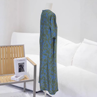 Robe d'été 2026 en soie de mûrier 100% pour femme, élégante, vintage, à col rond, taille ample, mi-longue, imprimée, en twill