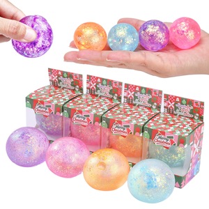 Cross-border New Christmas Gold-<b>dust</b> Ball Malt Candy Squishy Stress-relief Toy Venting Bouncy Halloween Decoration Thermoplastic - Product Image 6
