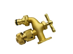 Grifo de Latón de 1/2\" para Manguera, Montado en la Pared, con Conector, para Jardín, Fabricado en China - Product Image 3
