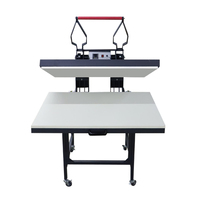 Nouvelle grande machine de transfert de chaleur manuelle 220V état d'imprimante à plat nouvelle machine de presse à chaud pour maillots 80*100 et 100*100