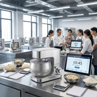 Robot pâtissier électrique domestique 5L pour pâte à pizza, gâteau et pain, mélangeur de pâte et batteur alimentaire