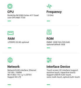 Công nghiệp RK3288 <span class=keywords><strong>Android</strong></span> Bo mạch chủ kỹ thuật số biển với LVDS đầu ra cho kinh doanh scence - Product Image 3