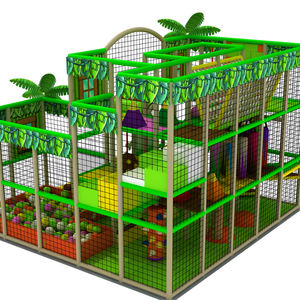 Équipement de terrain de jeu commercial de maternelle, ensemble de toboggans pour enfants, ensembles de terrain de jeu souple intérieur modulaire - Product Image 5