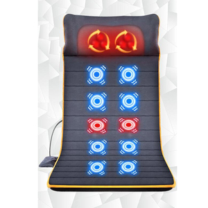 Colchón de masaje eléctrico con vibración y calor, cuerpo completo, plegable CE - Product Image 4