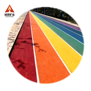 <span class=keywords><strong>Bitume</strong></span> d'asphalte coloré pour la signalisation routière et les chaussées Asphalte de couleur <span class=keywords><strong>rouge</strong></span> pour les voies de vélo et les allées - Product Image 1
