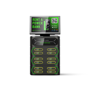 Estación de Carga Rápida de 12 Ranuras con Pantalla LED, Soporte NFC, Banco de Energía con Kiosco de Alquiler POS, Capacidad de Carga para Múltiples Dispositivos - Product Image 3