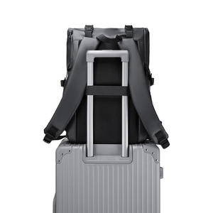 Custom Multifunctional Storage Roll-up Backpack Casual Travel Roll-up Cover Travel <b>Bag</b> Leather Film Backpack - Product Image 3