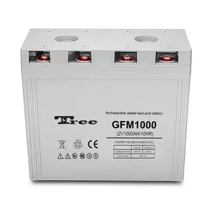 High capacity storage battery 2v 1000ah 1500ah 2000ah 3000ah lead acid battery 2v 1000ah hoppecke-lead-acid-battery