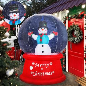 Bonhomme de neige gonflable LED lumineux, durable, imperméable, en polyester, pour Noël, 7,5 pieds, décoration intérieure/extérieure pour jardin - Product Image 1