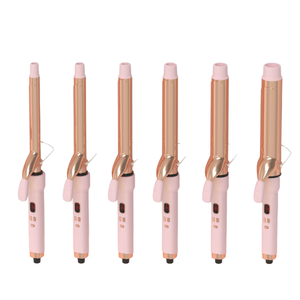 Professionnel personnalisé 1.5 <span class=keywords><strong>pouces</strong></span> Salon cheveux bigoudi 450F affichage LED titane baguette à <span class=keywords><strong>friser</strong></span> PTC chauffage électrique cheveux <span class=keywords><strong>fer</strong></span> à <span class=keywords><strong>friser</strong></span> - Product Image 1