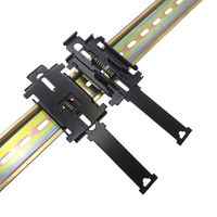 Support d'installation de Rail électrique miniature interrupteur alimentation support réglable Protection époxy Rail Clip trou de montage