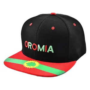 Topi Snapback bordir 3d pria wanita, topi Snapback datar polos Hip Hop kustom Tambahkan gambar/Teks/Logo 3d