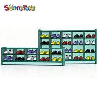 Meuble à chaussures moderne pour garderie avec nouveaux meubles pour enfants, chaises pour tout-petits, jeux d'activités pour enfants