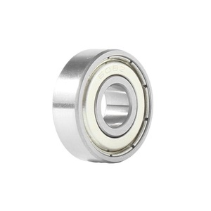 Rodamiento de Bolas de Ranura Profunda en Miniatura 608zz, 8mm de Diámetro Interior, 22mm de Diámetro Exterior, 7mm de Ancho, Acero Cromado, Lubricado con Grasa, Precisión P0 - Product Image 1