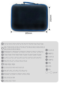 طقم مفك كهربائي قابل لإعادة الشحن في 1 N0.35 أداة إصلاح الهاتف المحمول والكمبيوتر عزم الدوران - Product Image 5