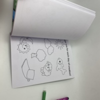 Pages de coloriage d'animaux de dessins animés pour enfants pour la maternelle