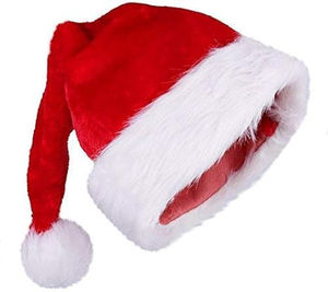 Sombrero de Papá Noel de Navidad Yousi 2025, forro polar de felpa duradero y cómodo con patrón de lazos de frutas con puntos de pompón para Navidad/<span class=keywords><strong>Sant</strong></span> - Product Image 6