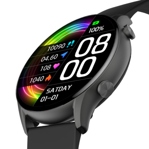 Reloj inteligente a prueba de agua RC200 IP68, pantalla curva 2.5D, llamadas BT, 24 horas, monitoreo de atención médica, silicona para controlar su <span class=keywords><strong>salud</strong></span> - Product Image 4