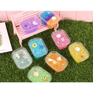 Kit de Pâte à Modeler Décompression DIY Unisexe, Grande Taille, Transparente comme du Cristal, avec Breloques, Mousse Scintillante et Crème Slime – Vente Flash - Product Image 6