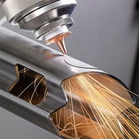 Machine de découpe laser à tube biseauté à structure ouverte intelligente 3d feuille de découpe laser à fibre CNC à cinq axes avec coupe biseautée à 45 degrés