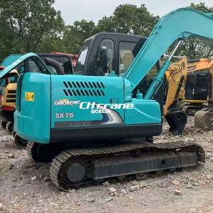 מחיר נמוך kobelco Sk75-8 מחפר יד שנייה kobelco sk55 sk60 sk60 sk75 sk60 sk460 סק380 sk460 חופר מיני זול מחפר מוכן לעבודה - Product Image 3