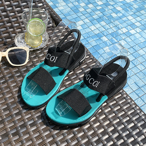 รองเท้าแตะชายหาดกลางแจ้งสำหรับผู้ชายผู้หญิงและผู้ชาย EVA แบบนุ่มเป็นพิเศษพื้นแบนรองเท้าชายหาดในร่มในร่ม - Product Image 1