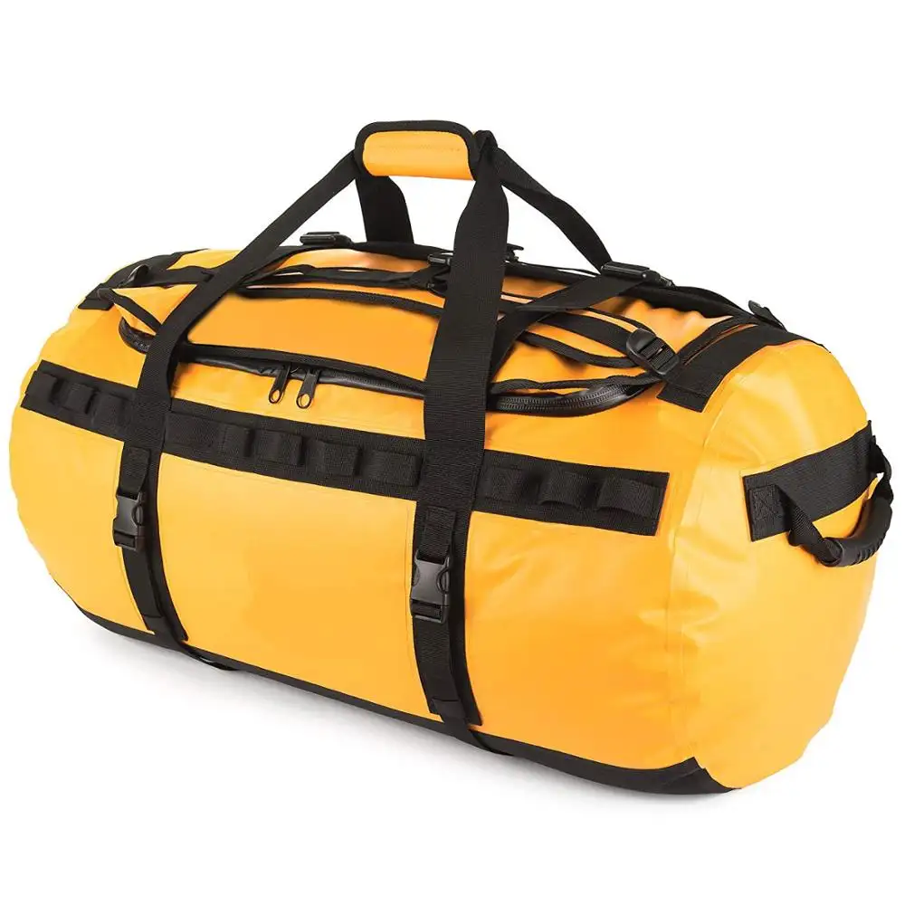 Sac à dos en PVC 500d, bâche 80l Convertible, sac de sport imperméable, sac de voyage