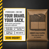 Sac en PP tissé thermoscellé vide et durable de 40 kg et 50 kg pour l'emballage de ciment Portland - Vente en gros
