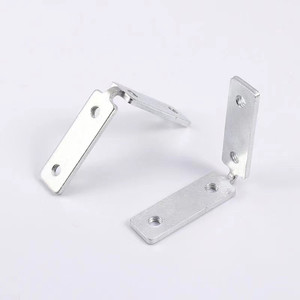 Support d'angle en aluminium Xiang Haotai à 4 trous en forme de L, connecteur renforcé pour meubles et armoires - Product Image 1