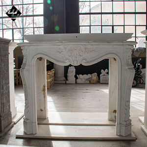 ประติมากรรมหินตกแต่งเตาผิงขนาดเท่าของจริง งานแกะสลักด้วยมือ ดีไซน์ทันสมัย คุณภาพสูง ขายดี - Product Image 1