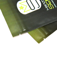 Özel Uv baskılı açılıp kapanabilir Mini küçük 1g fermuar düz kese 3 yan mühür kilitli Mylar çantalar sakızlı Edibles için