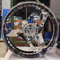 Ruedas Forjadas de 2 Piezas XINLAI Personalizadas, Cromadas y Pulimentadas, de Diseño Abierto y Profundo, de 18-24 Pulgadas, 5x112, 5x120, 5x114.3 para Mercedes-Benz