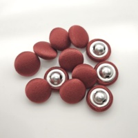 Boutons recouverts de tissu satiné de qualité supérieure, plusieurs tailles, boutons à tige ronde pour robes de luxe, costumes, chemisiers, vêtements de mariage, BOUTONS
